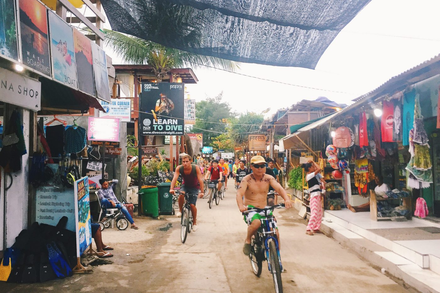 Gili Trawangan main road