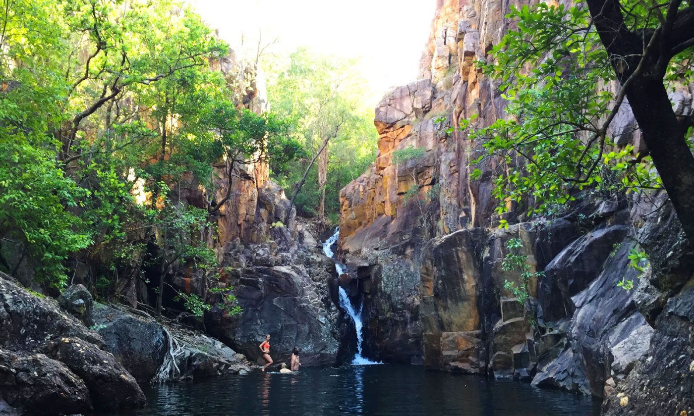 A hidden plunge pool at Kakadu National Park