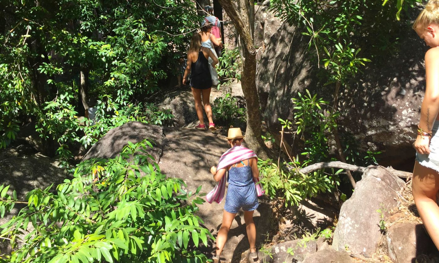 Trekking to Motorcar Falls