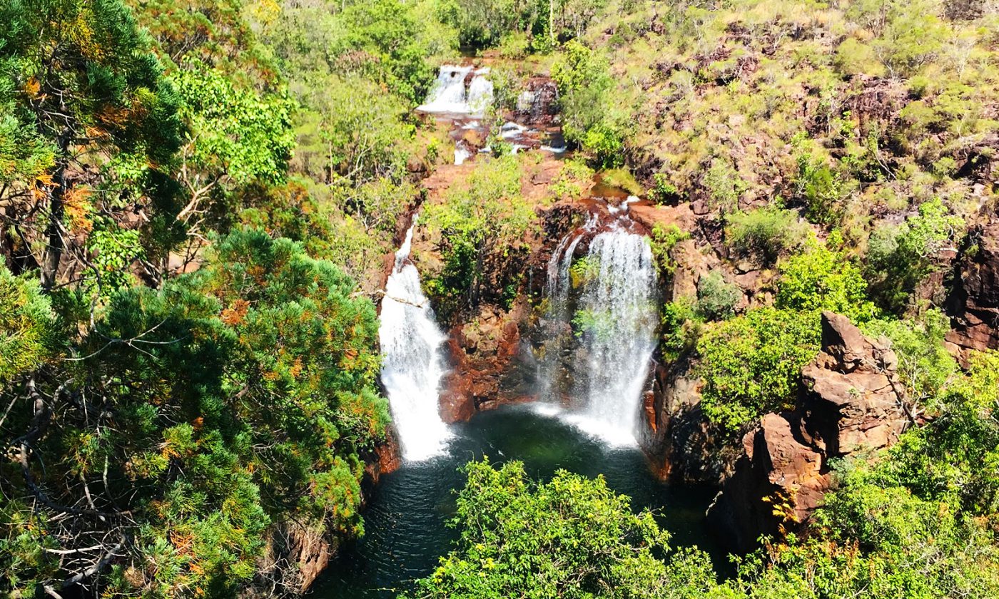 Florence Falls from a lookout point