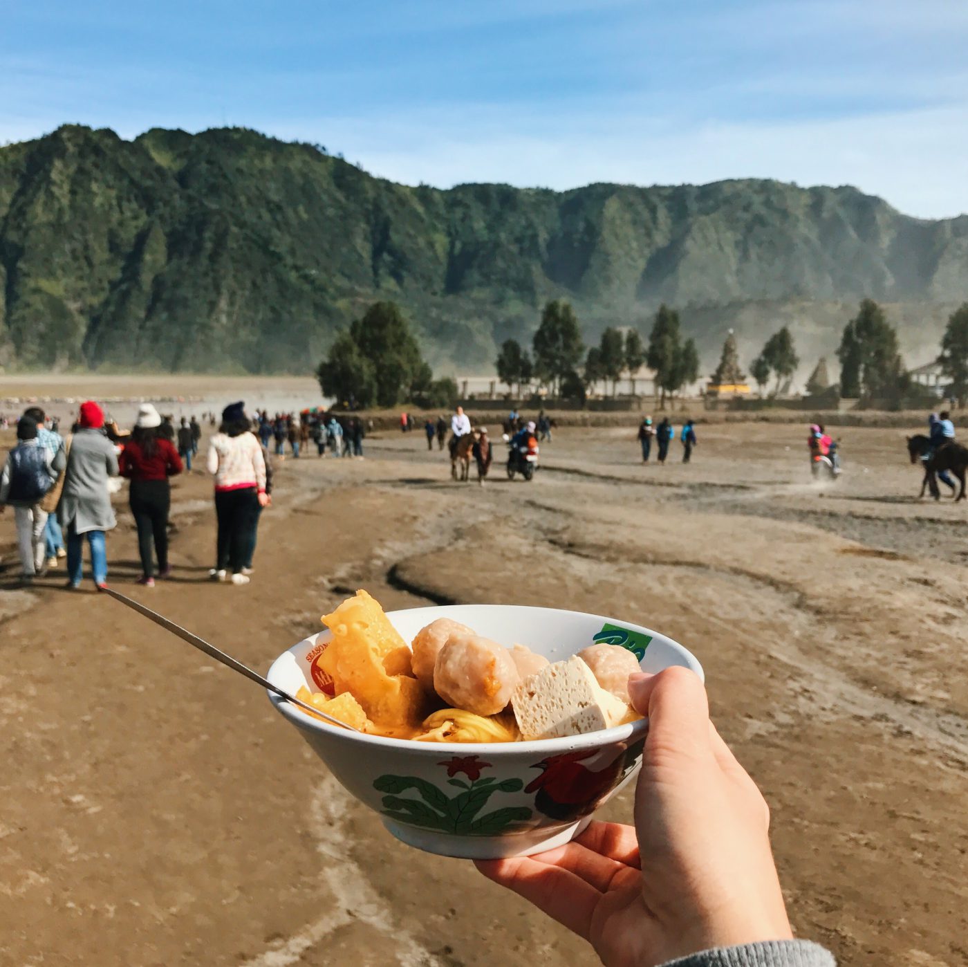 Bakso at Mount Bromo