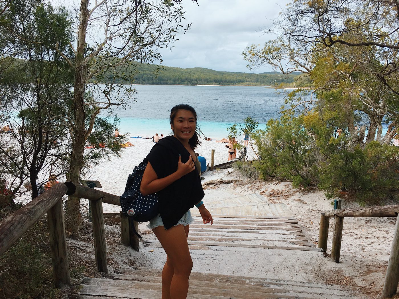 I was quite excited at the first view of Lake McKenzie