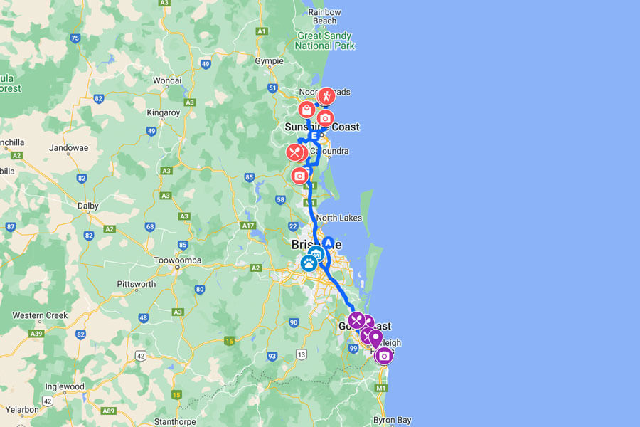 qld coast road trip