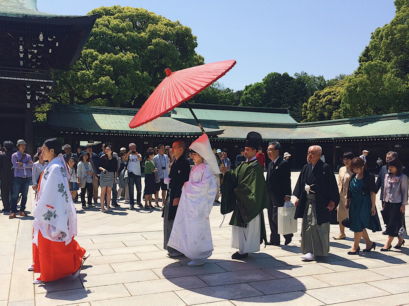 A Shinto wedding at Meiji Jingu