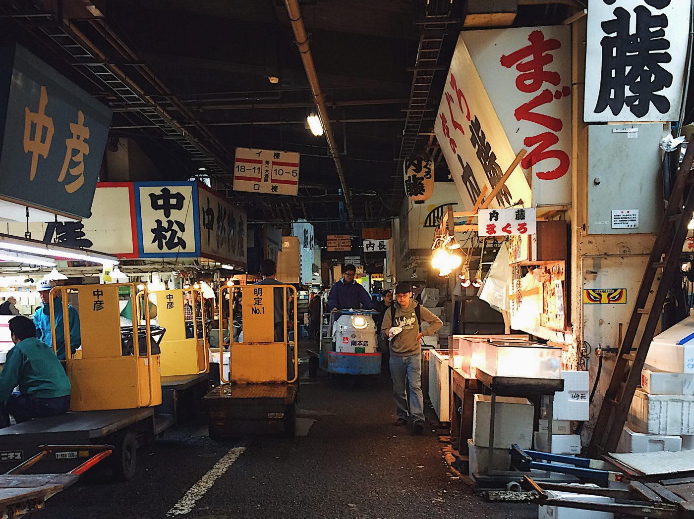 Tokyo Itinerary - Tsukiji Market after the crazy morning bustle