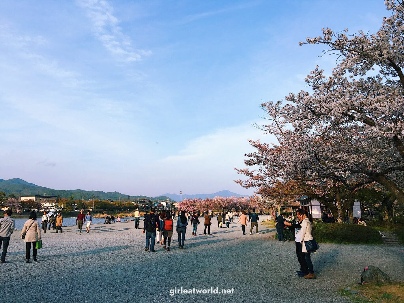 River-side Park near Arashiyama, Kyoto