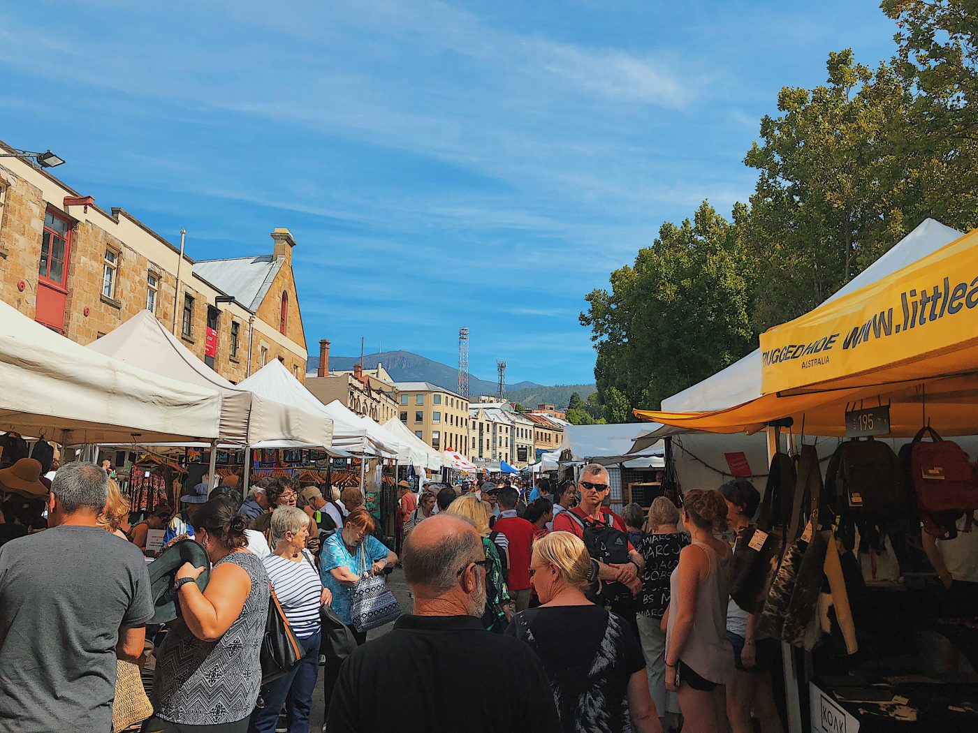 Crowded Salamanca Market