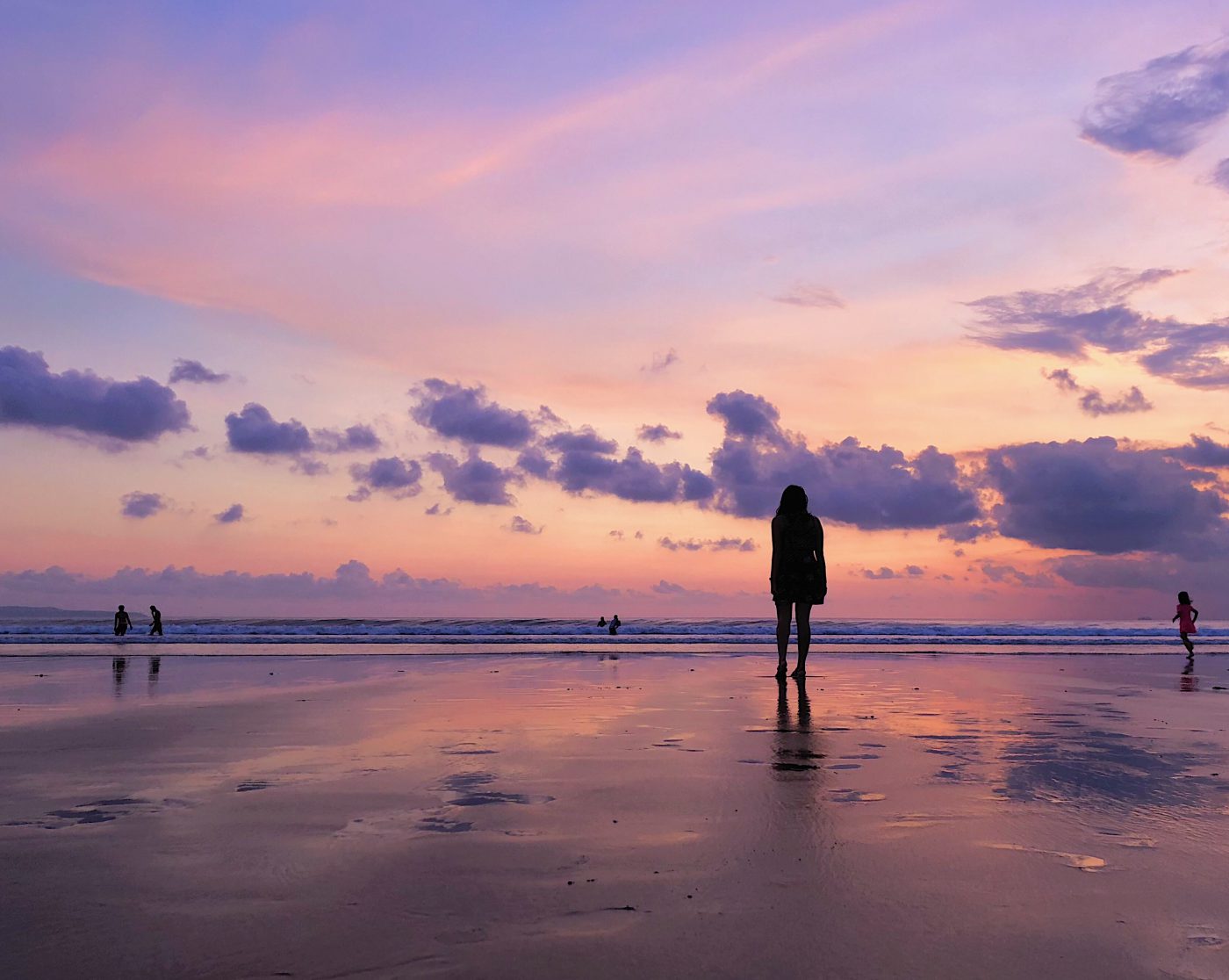 Sunset at Double Six Beach