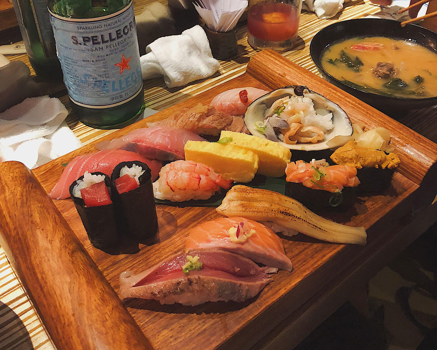 Sushi Platter at Addiction Aquatic Development