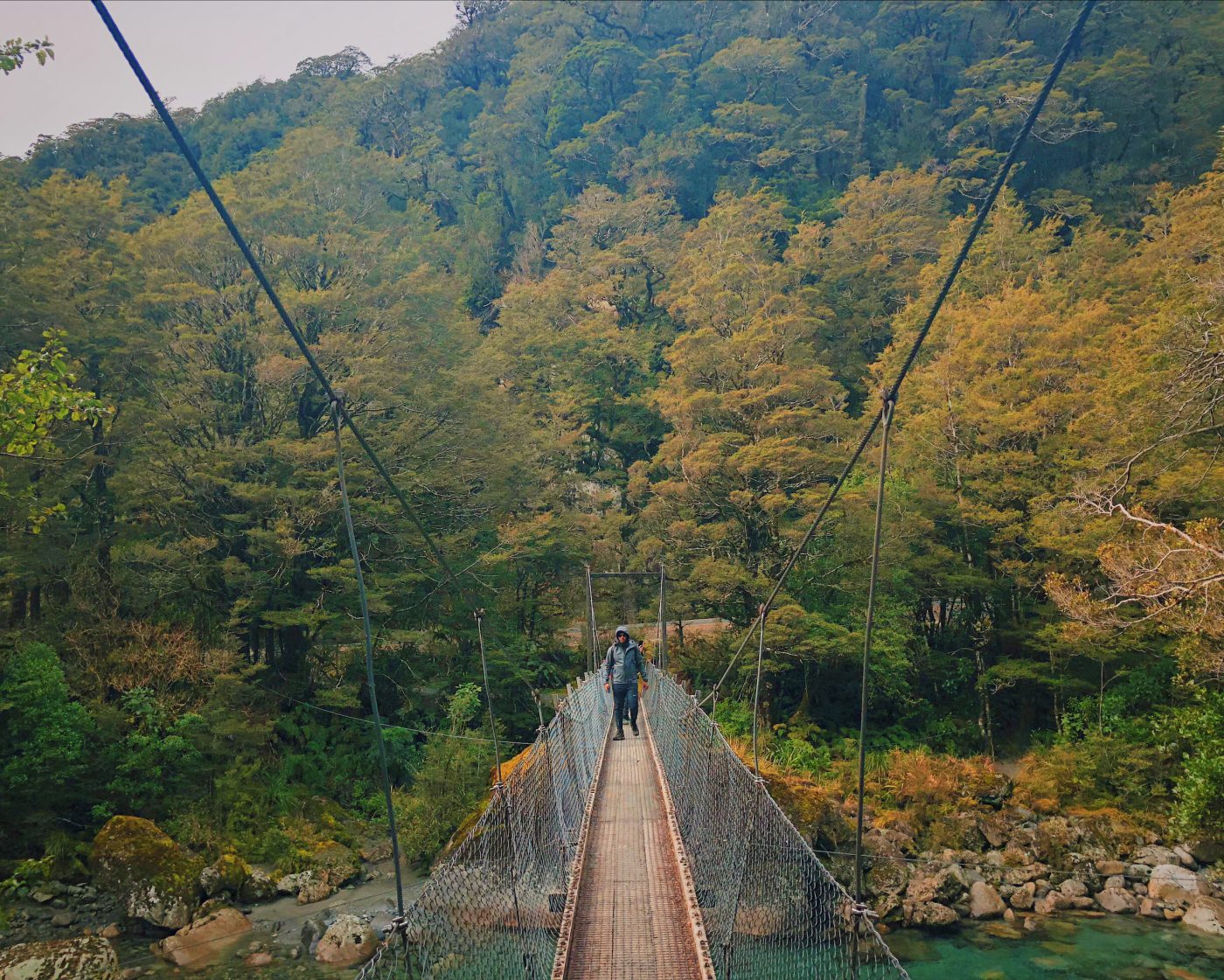 The Lake Marian Track Swingbridge