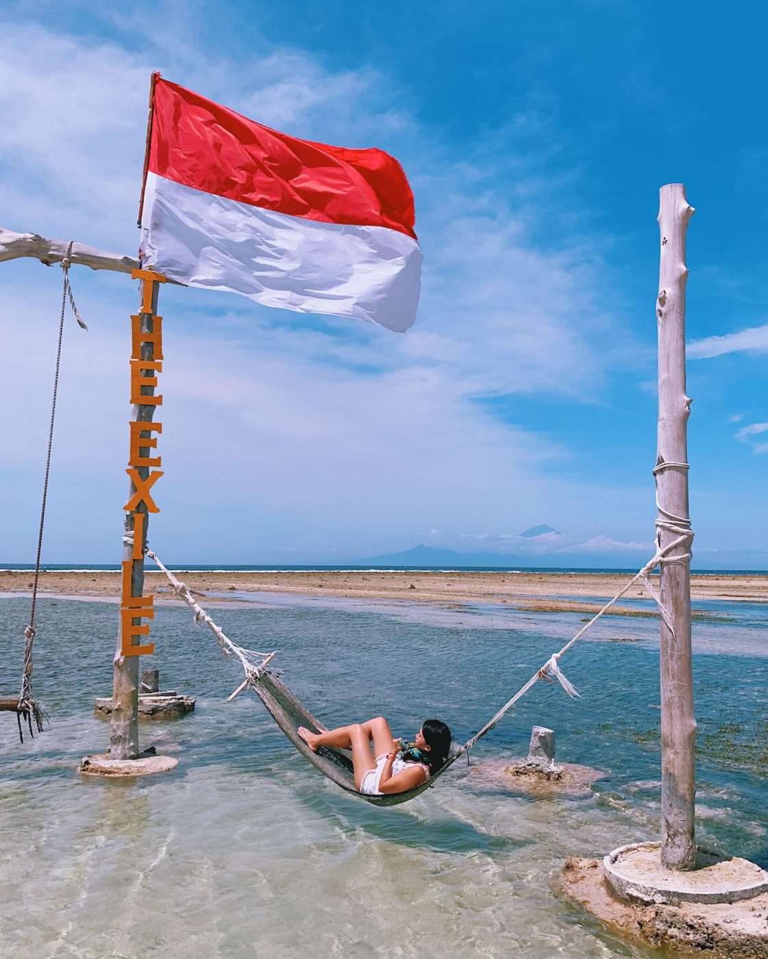 The Sea Hammock at The Exile in Gili Trawangan