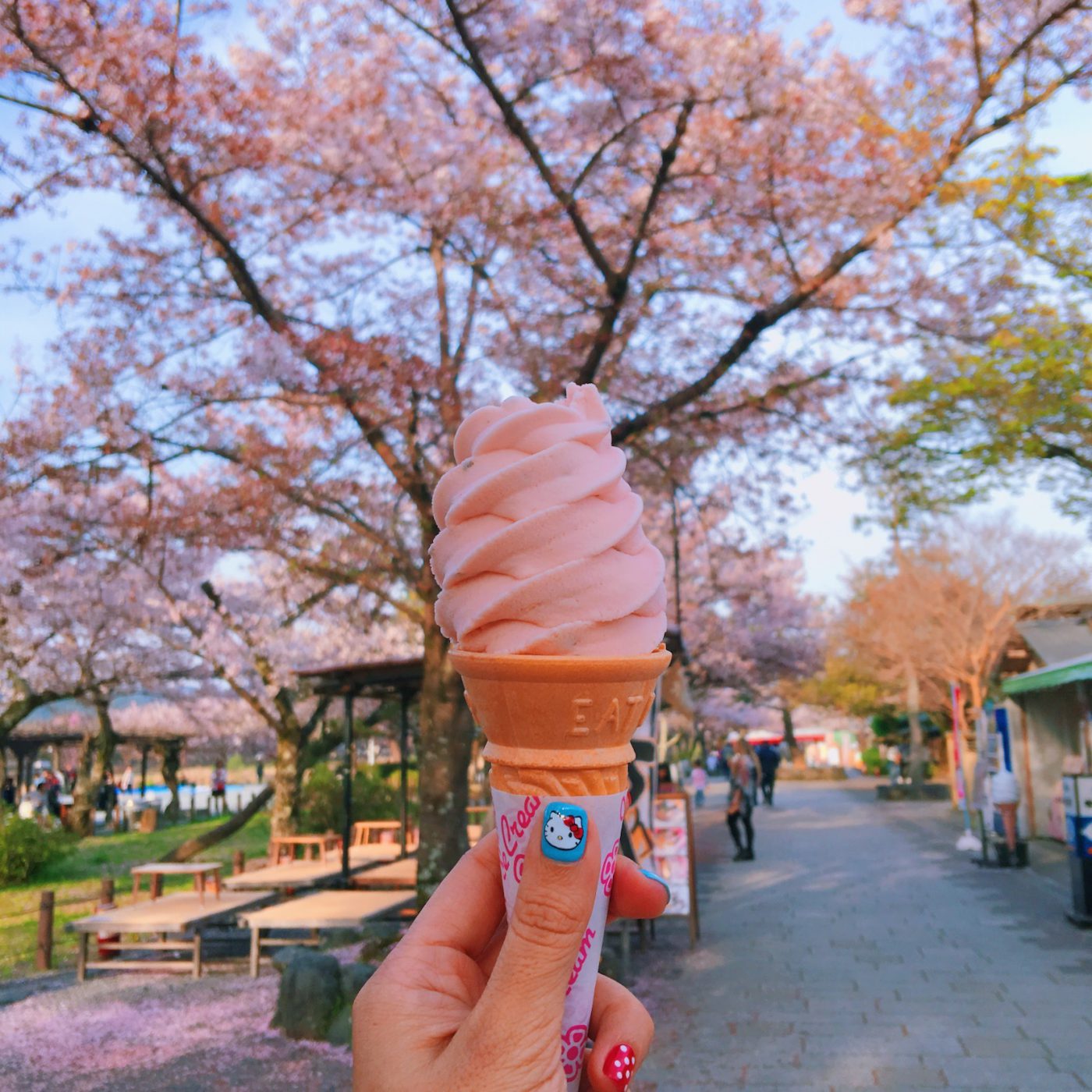 Sakura Soft Serve Ice Cream