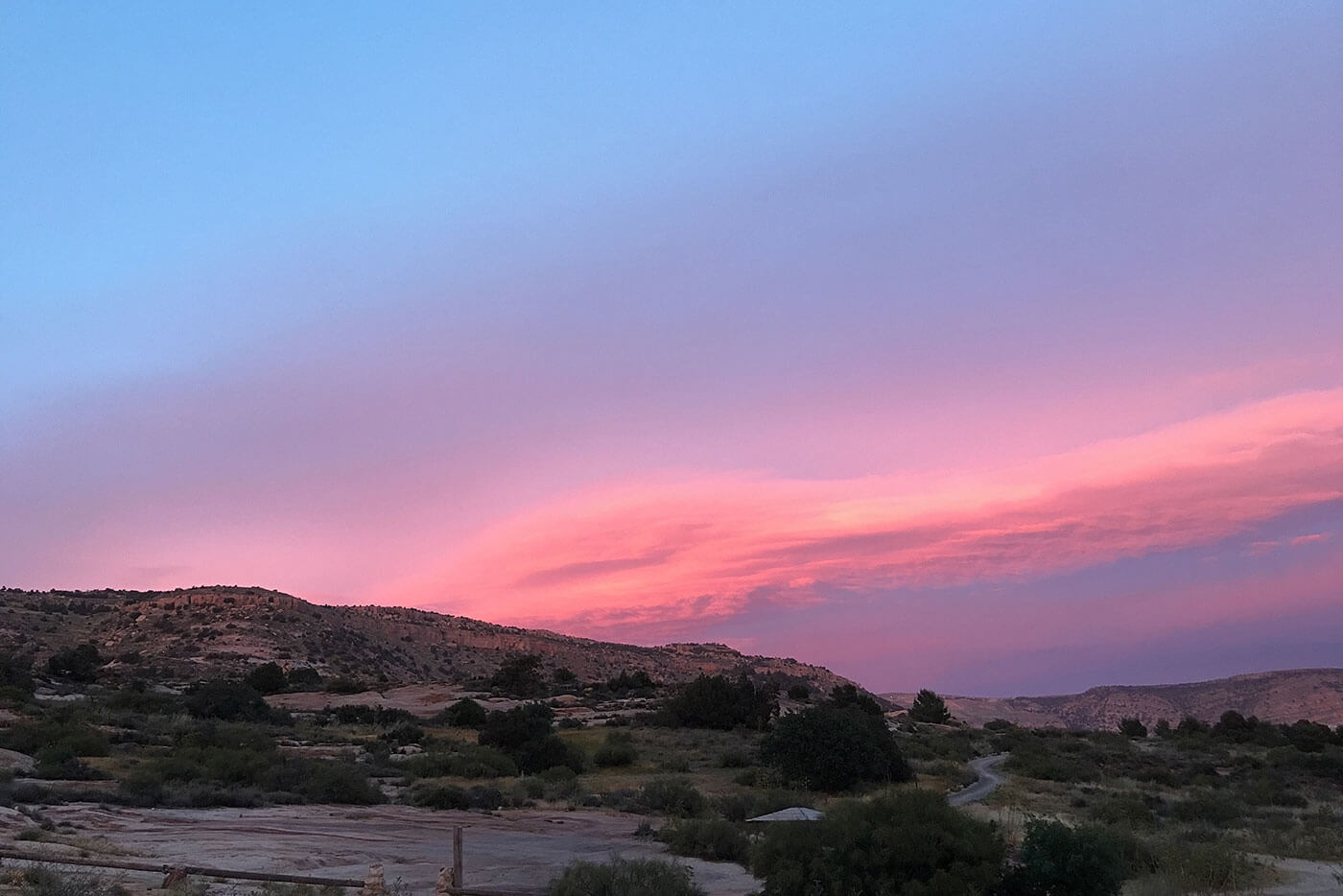 Fantastic Sunset at Dana Nature Valley