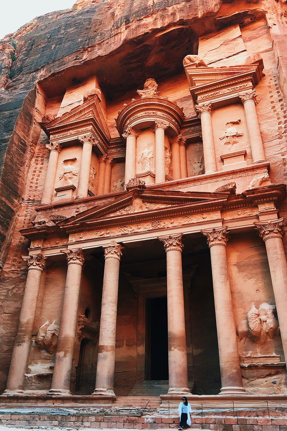 Probably my favorite picture of 2016 - At the Treasury in Petra