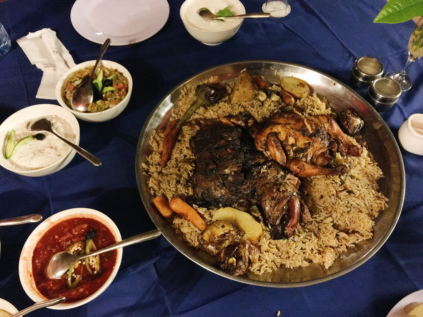 Jordanian Food: Zarb - Bedouin BBQ cooked underground