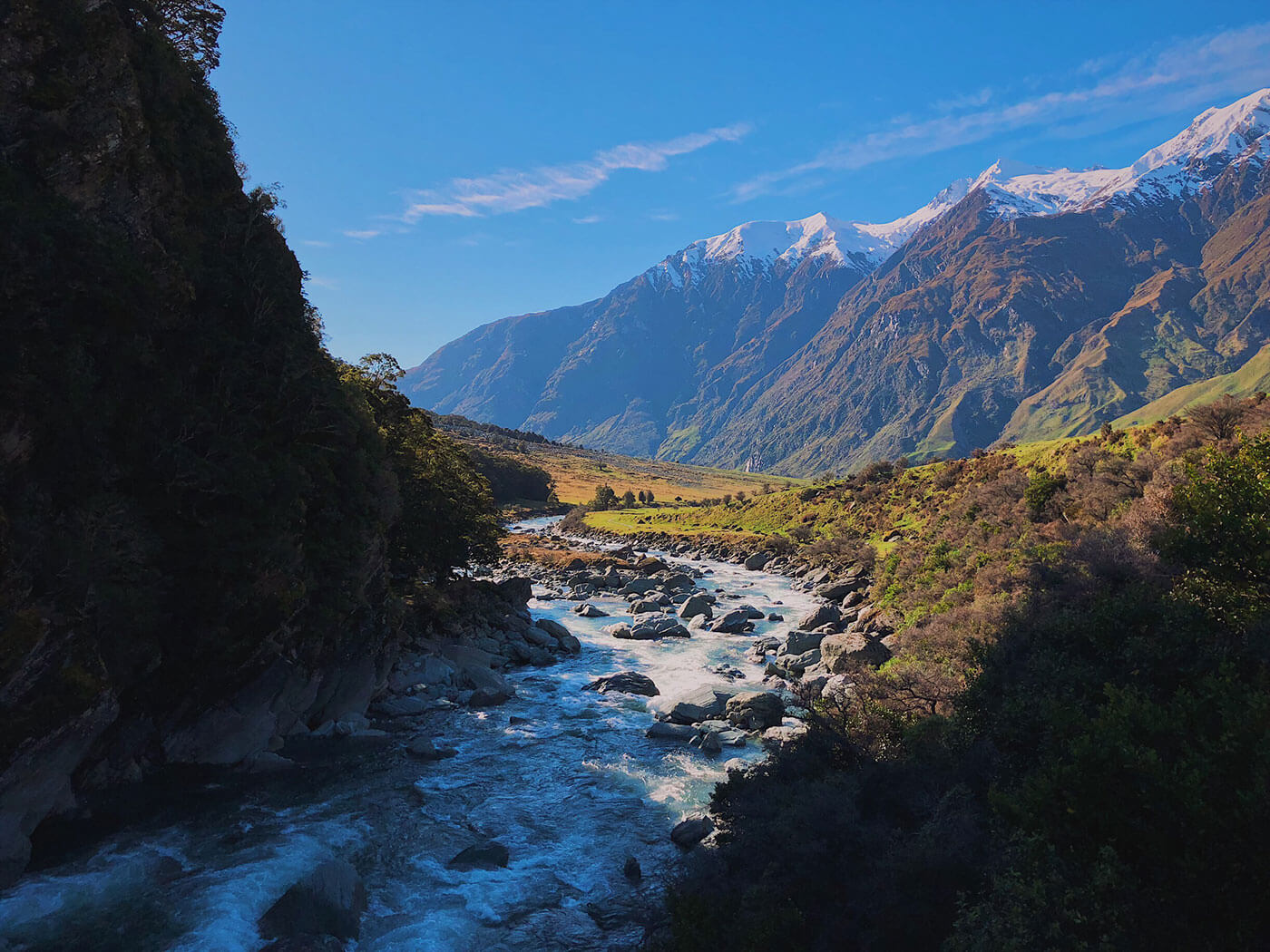 Rob Roy Glacier Track: West Matukituki River