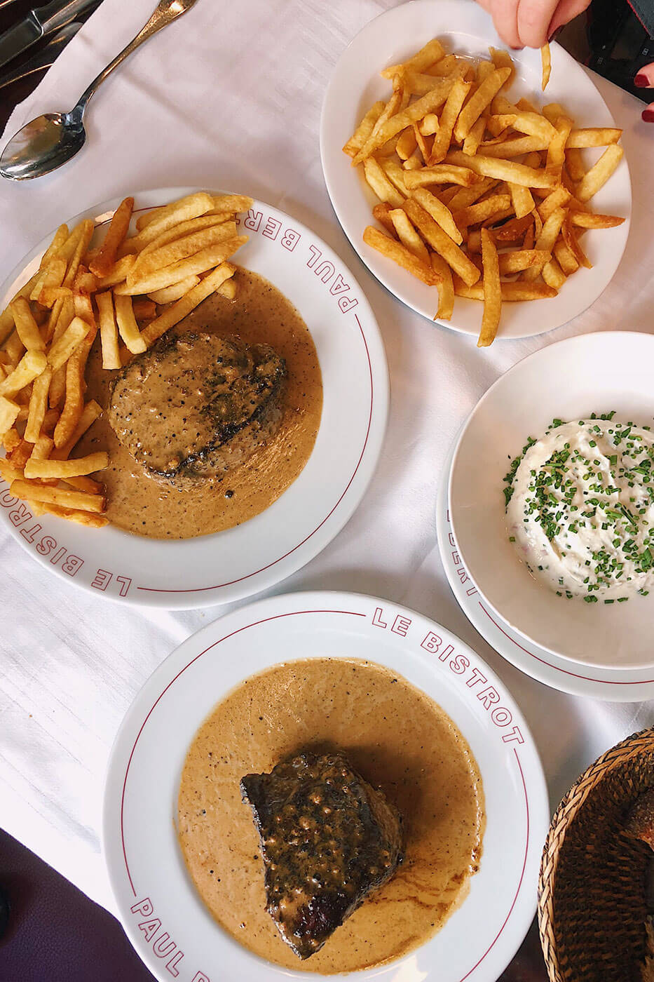 Steak Frites at Bistrot Paul Bert