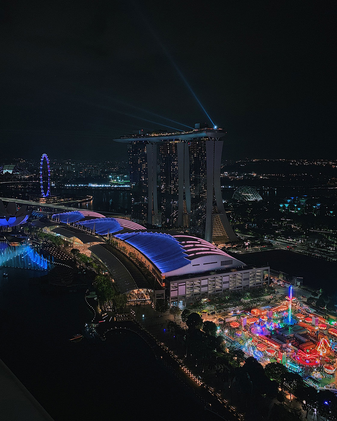 View of Singapore from Level33