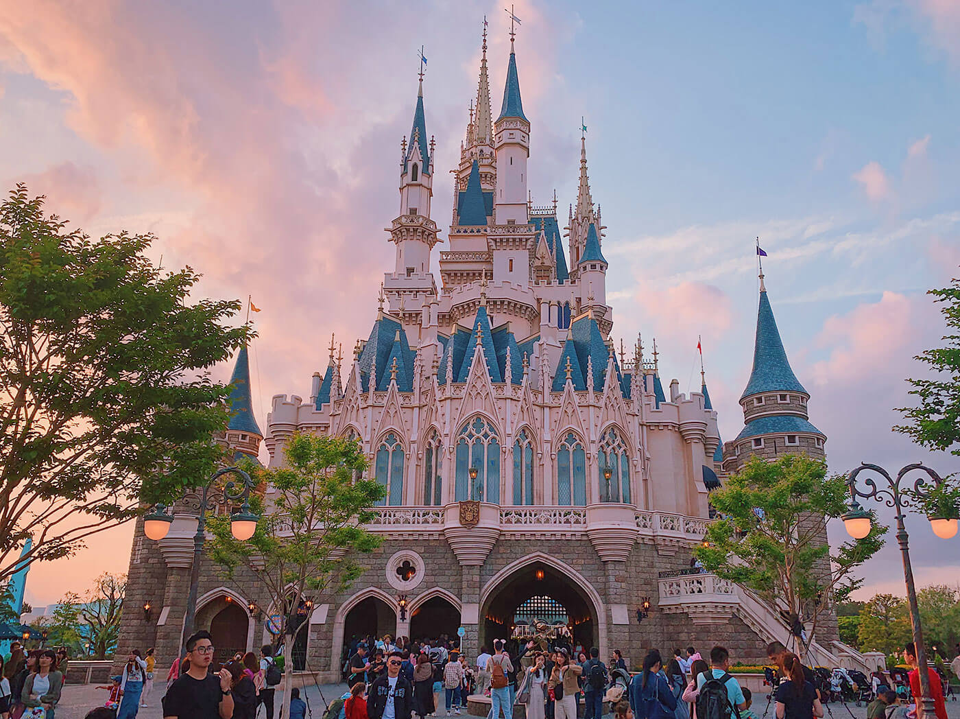 Cinderella Castle at Tokyo Disneyland