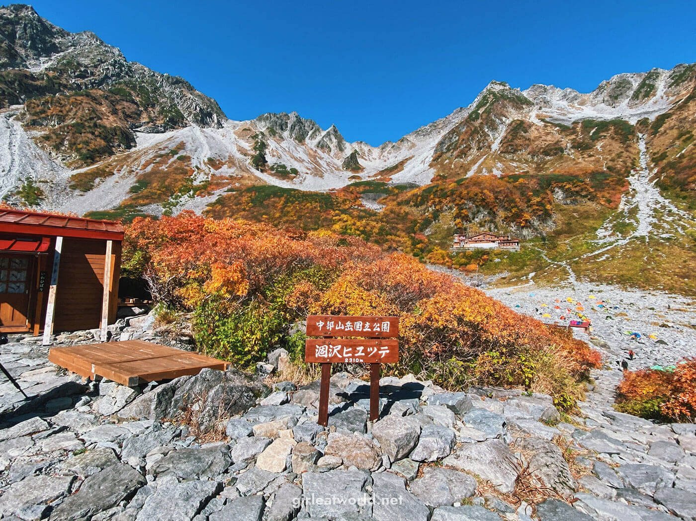 Kamikochi Karasawa Hyutte