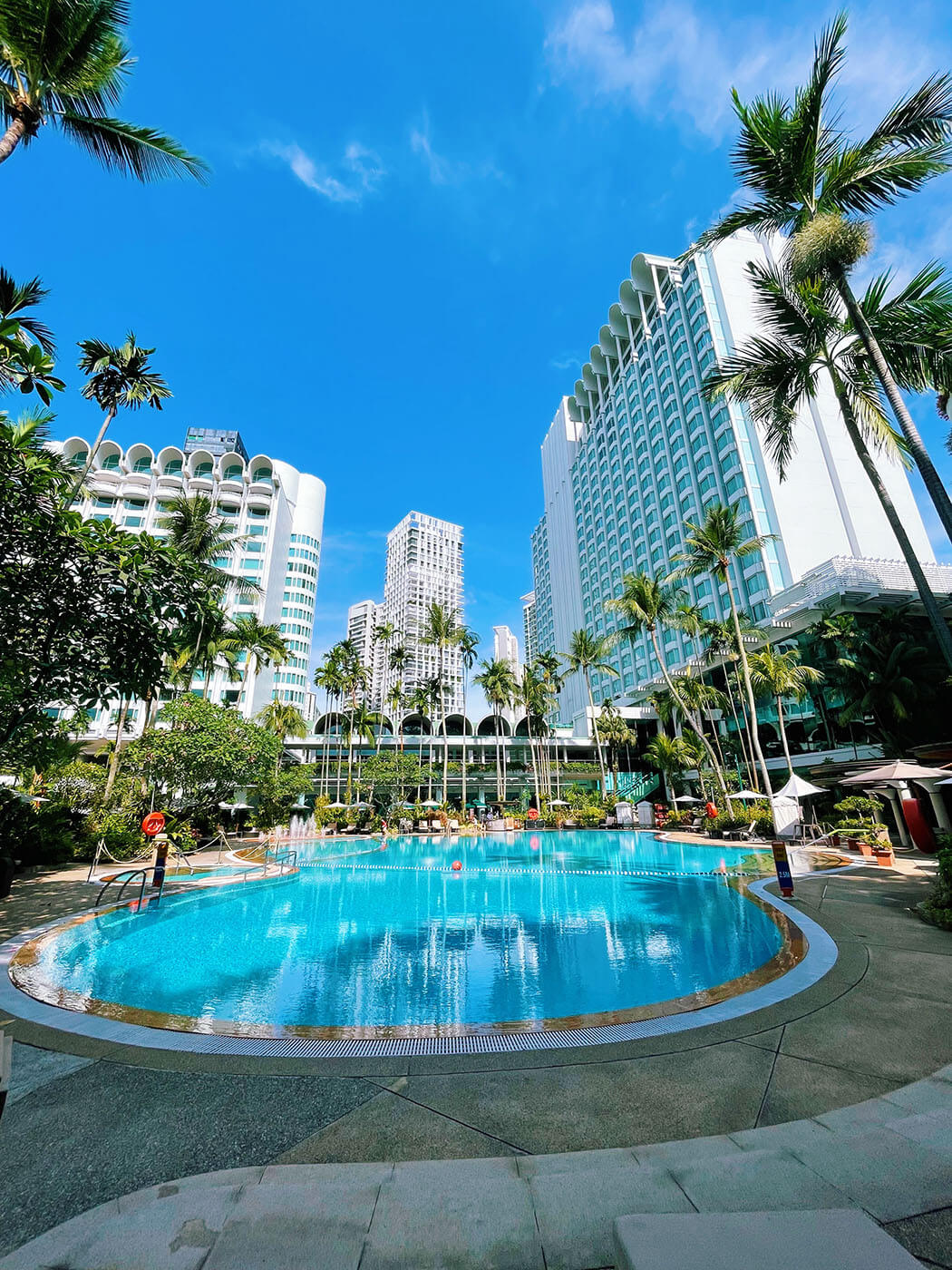 The pool at Shangri-la Orchard