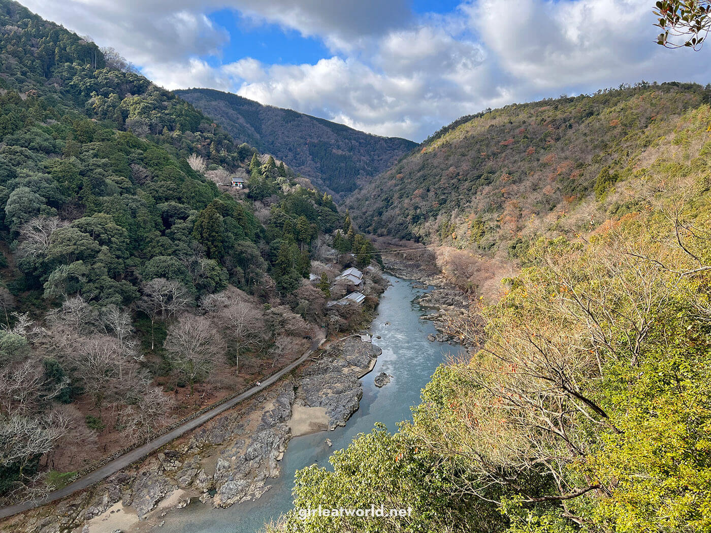 Kameyama Park at Arashiyama in Kyoto