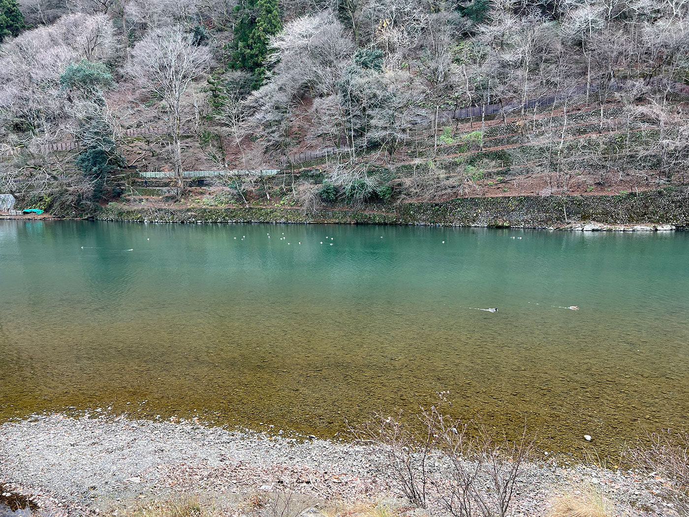 Katsura River at Arashiyama in Kyoto