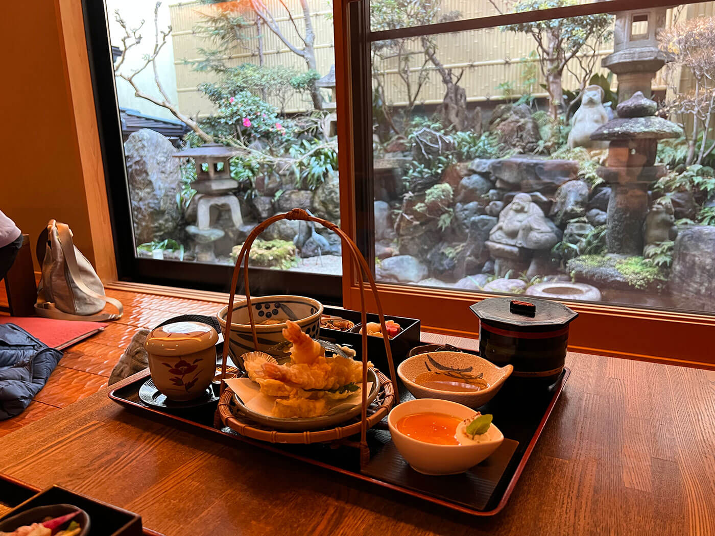 A meal in Kyoto