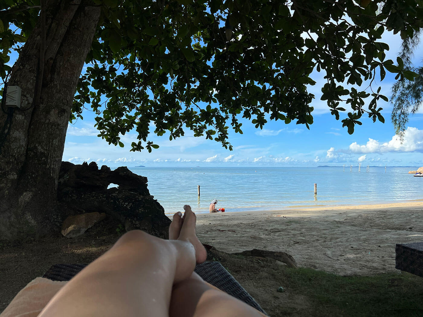 The beach at The Residence Bintan