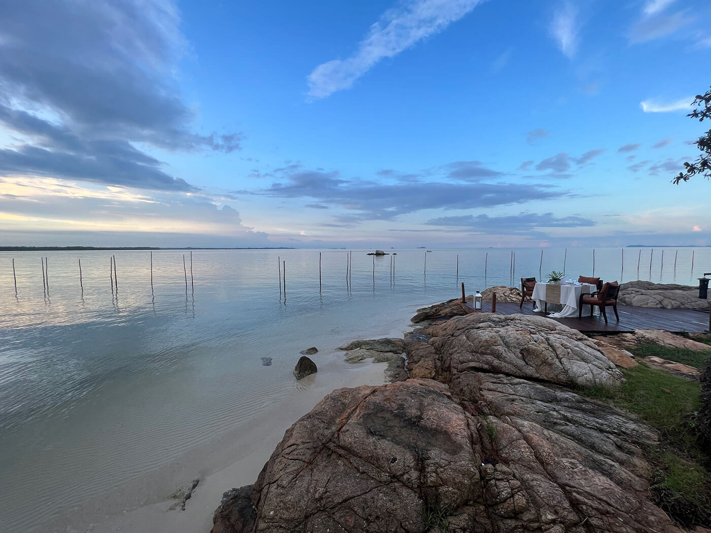 The beach at The Residence Bintan