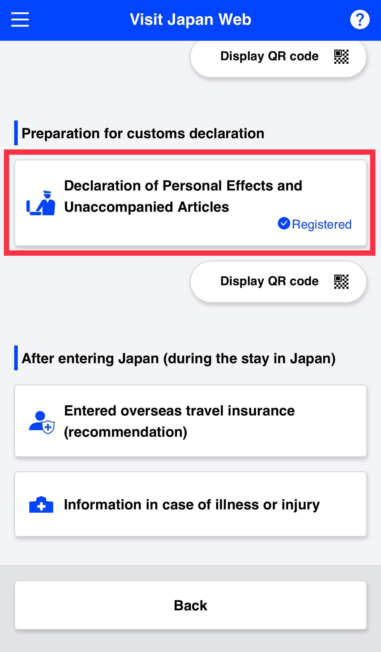 visit japan web upload vaccine certificate