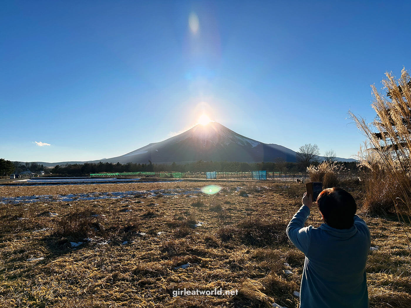 Diamond Fuji from Lake Yamanaka