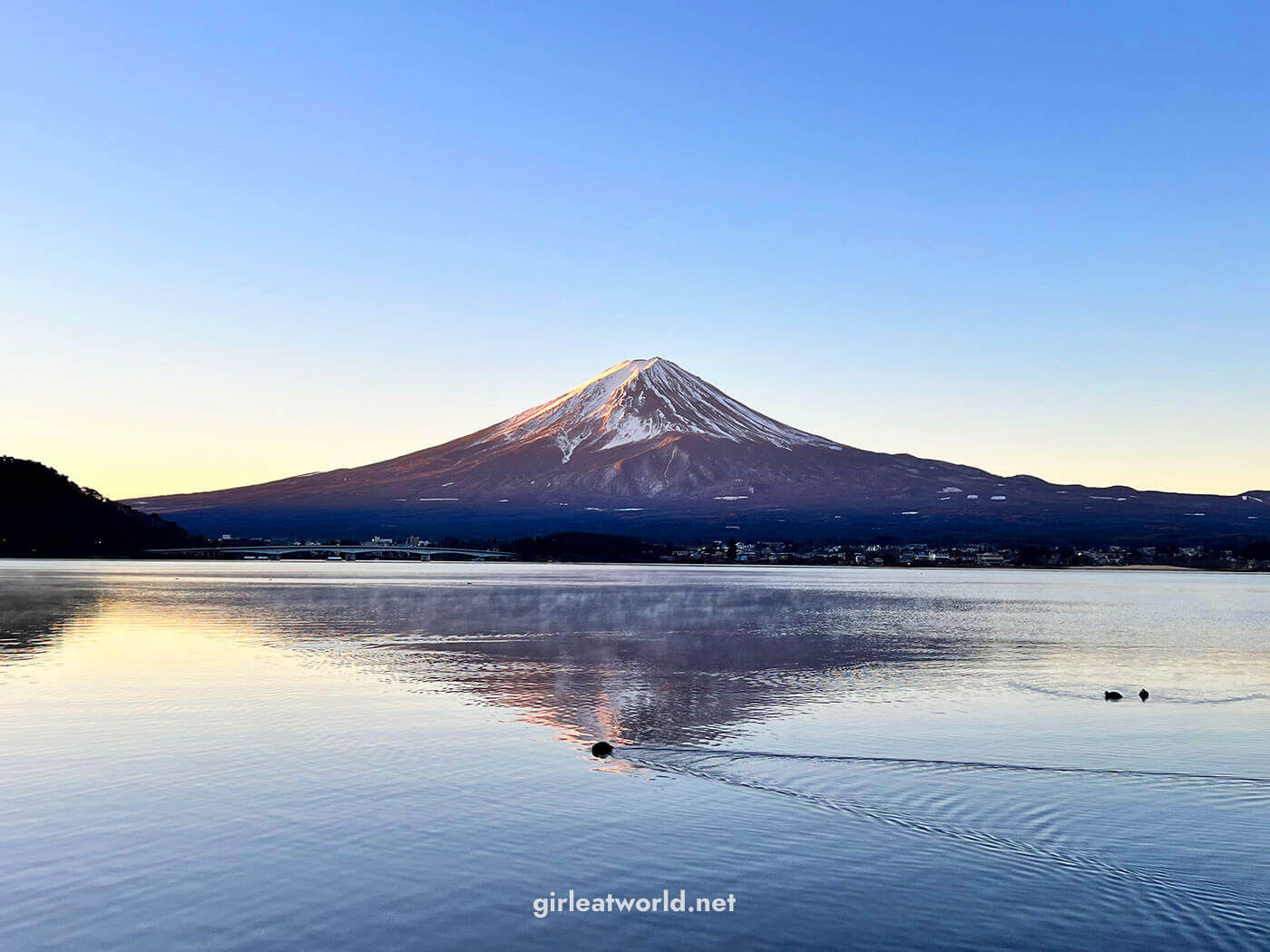 Mount Fuji from Lake Kawaguchi