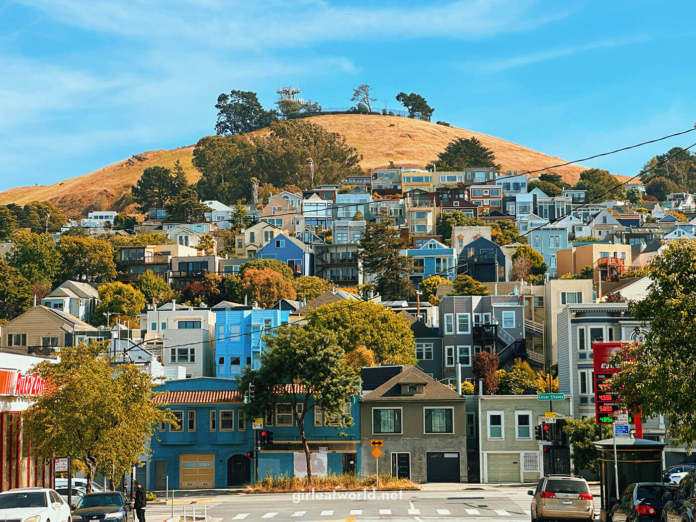San Francisco Itinerary - Bernal Heights from Mission district