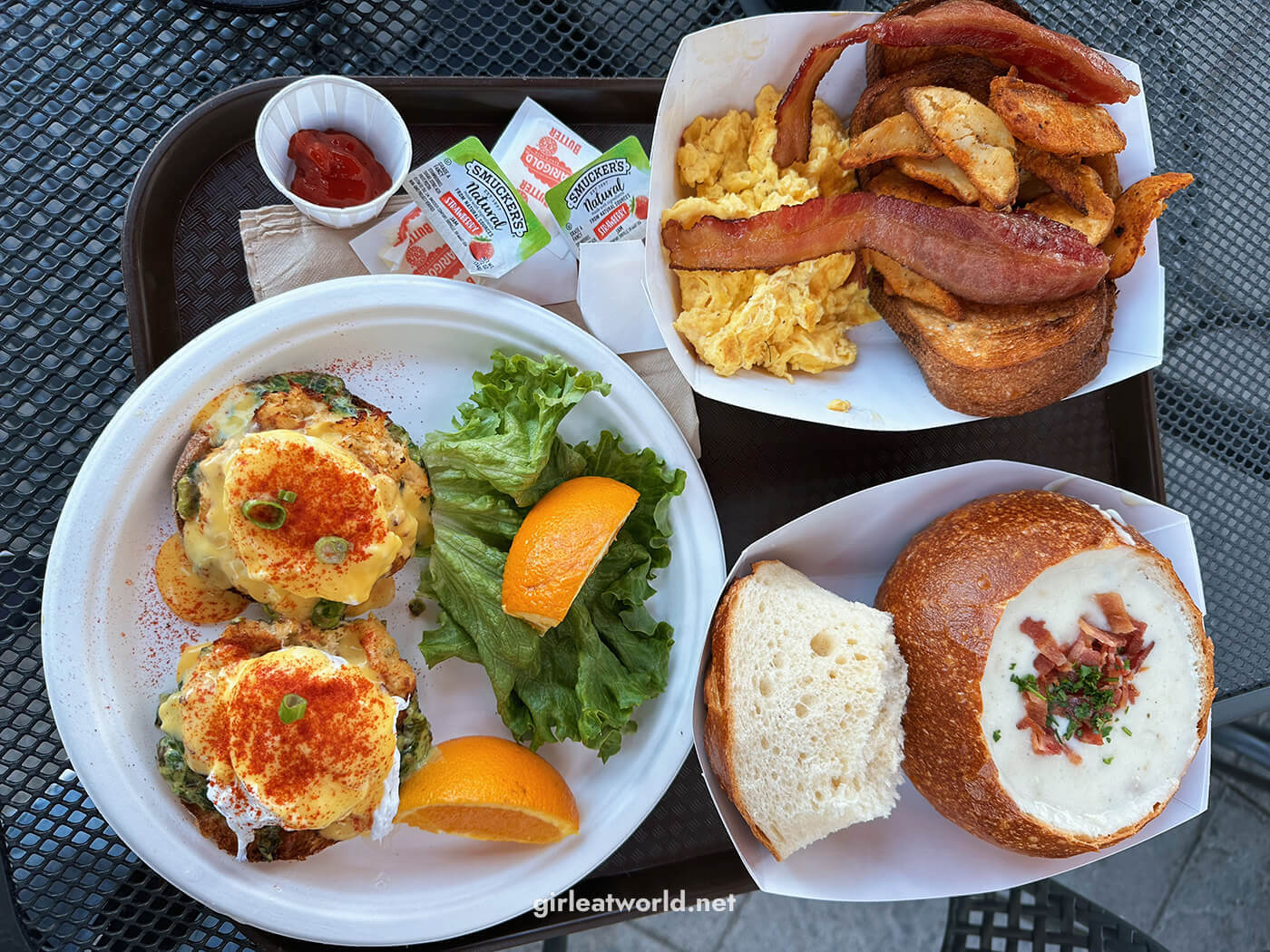 San Francisco Itinerary - Breakfast at Boudin