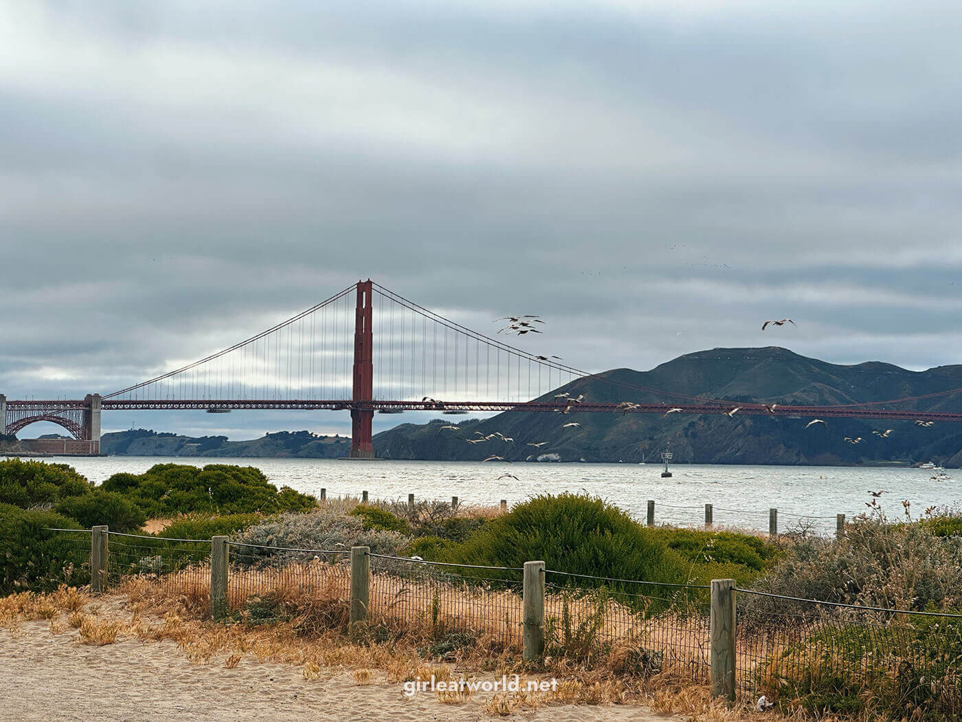 San Francisco Itinerary - Golden Gate Bridge from Crissy Fields