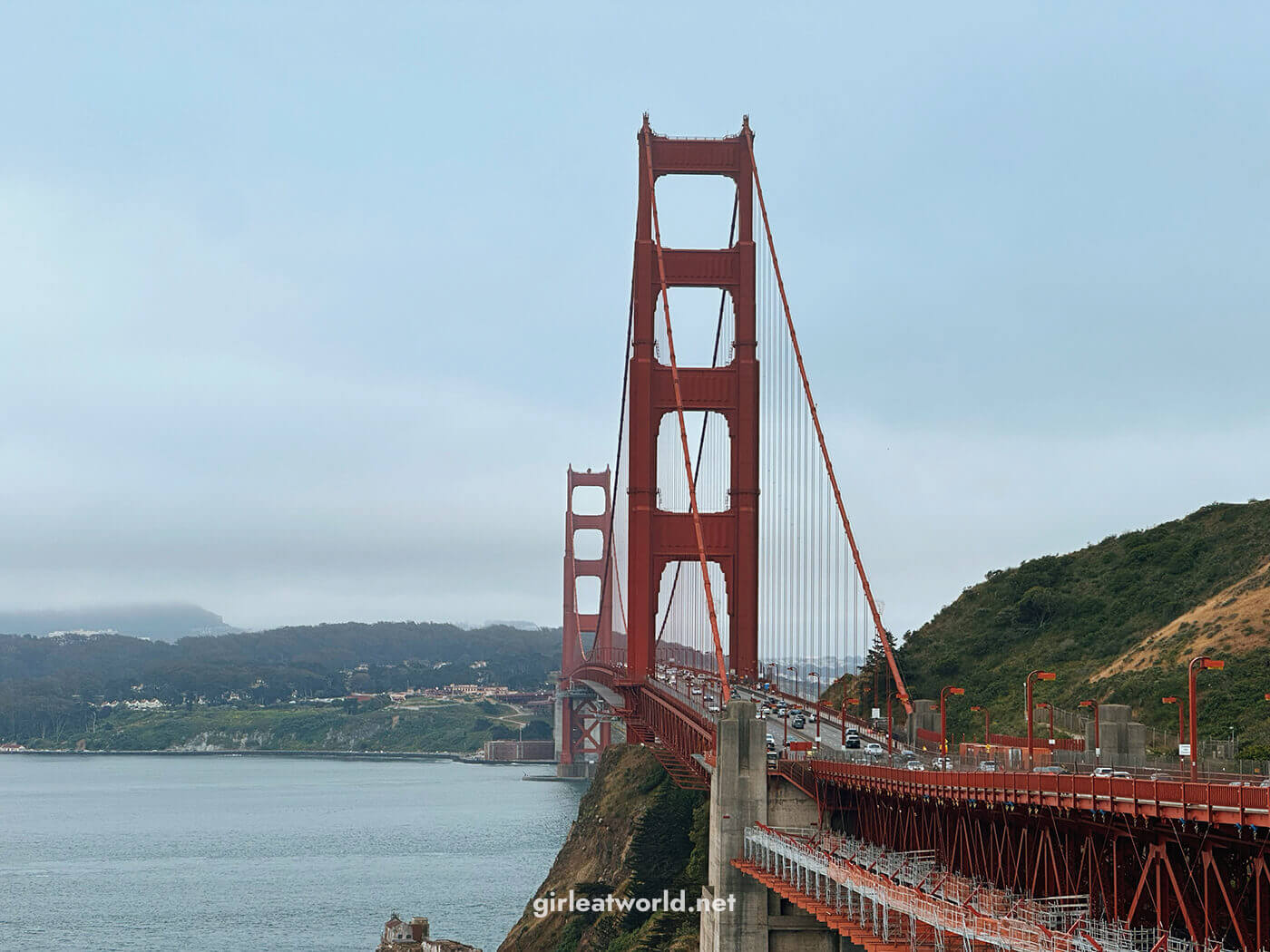 San Francisco Itinerary - Golden Gate Bridge from Dana Bowers Rest Area & Vista Point