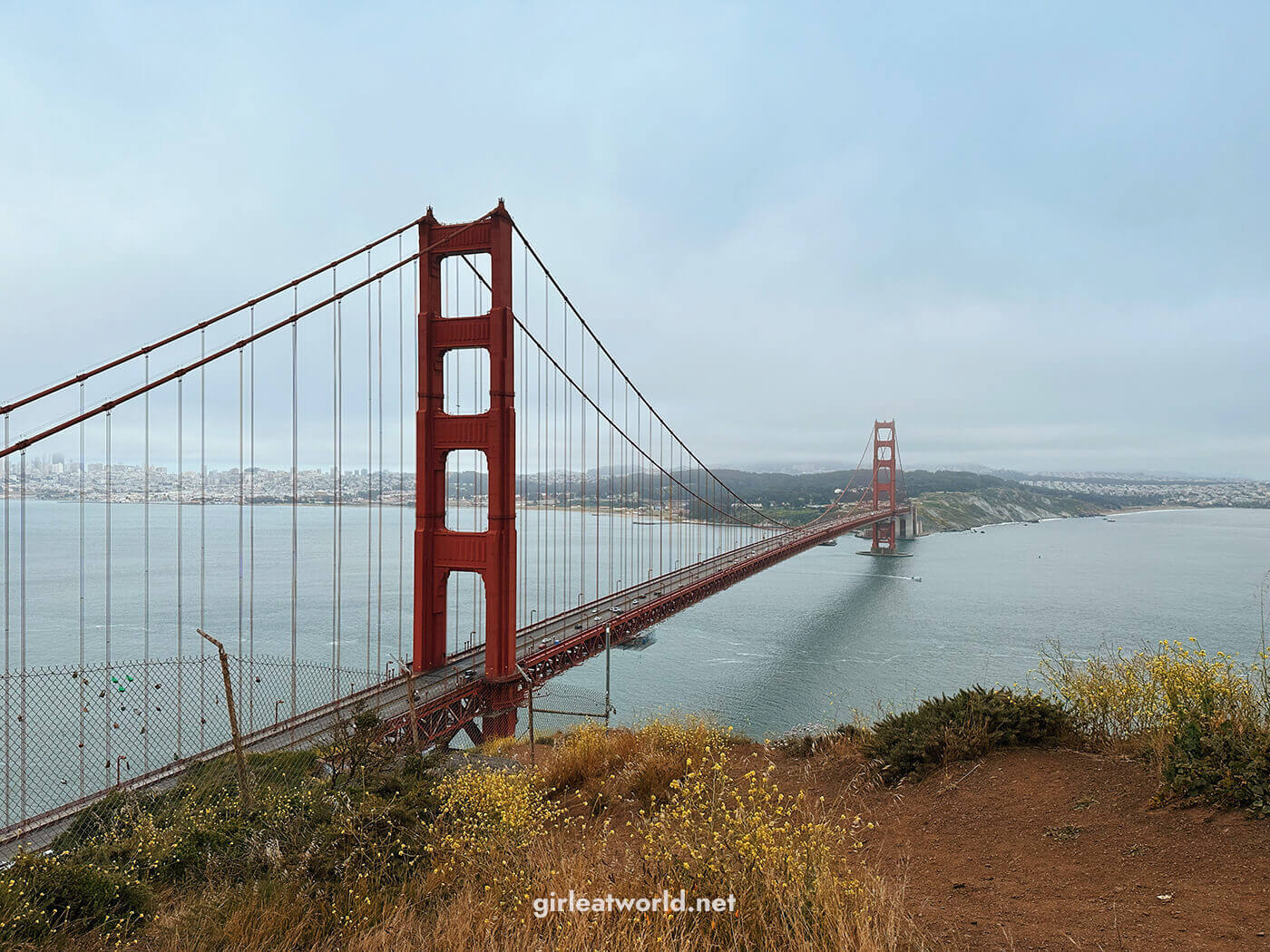San Francisco Itinerary - Golden Gate Bridge from Battery Spencer