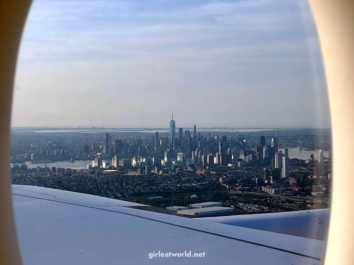 View of Manhattan from SQ22 flight