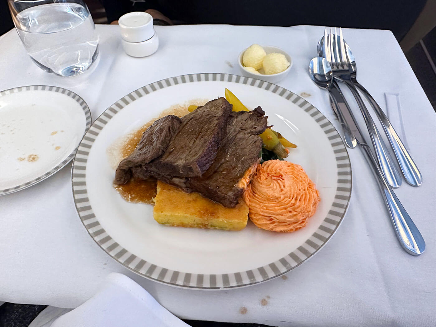 Portwine Braised Shortrib at SQ Business Class