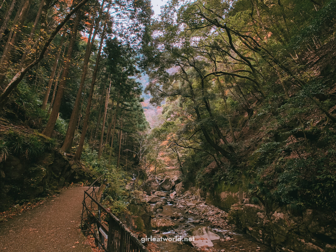 Entrance to Akame 48 Waterfalls