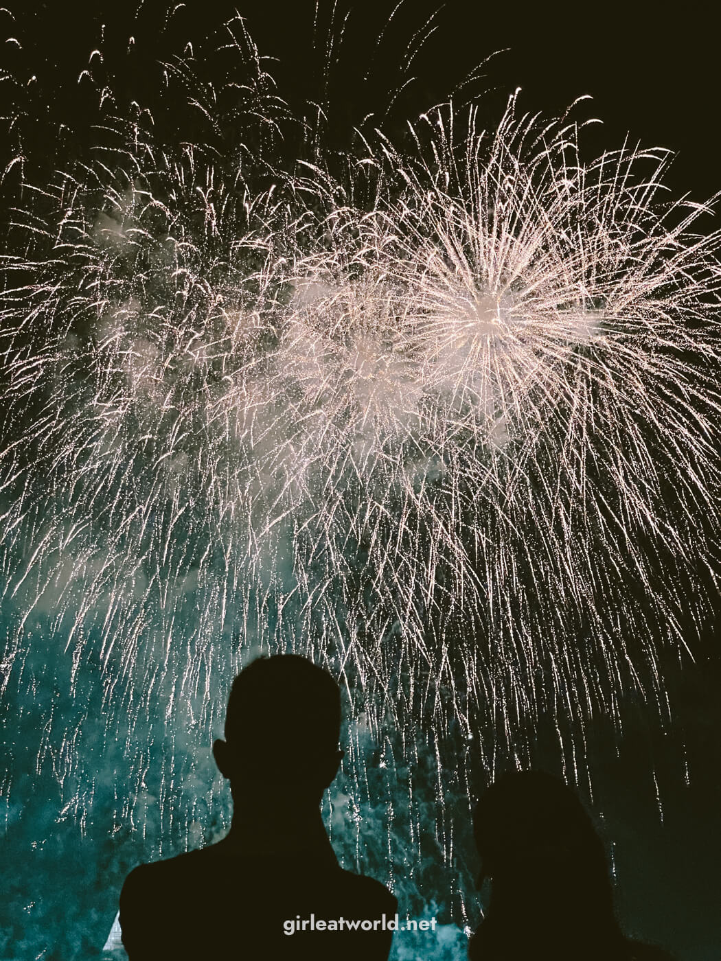 Fireworks for Singapore National Day