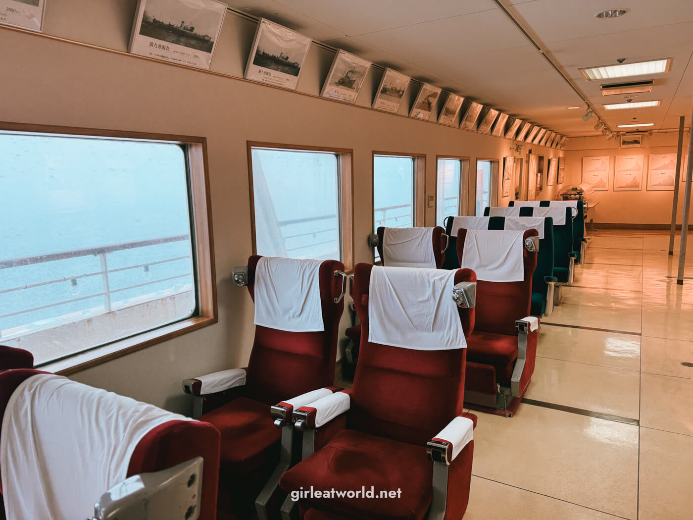 Passenger Seats at Mashu Maru