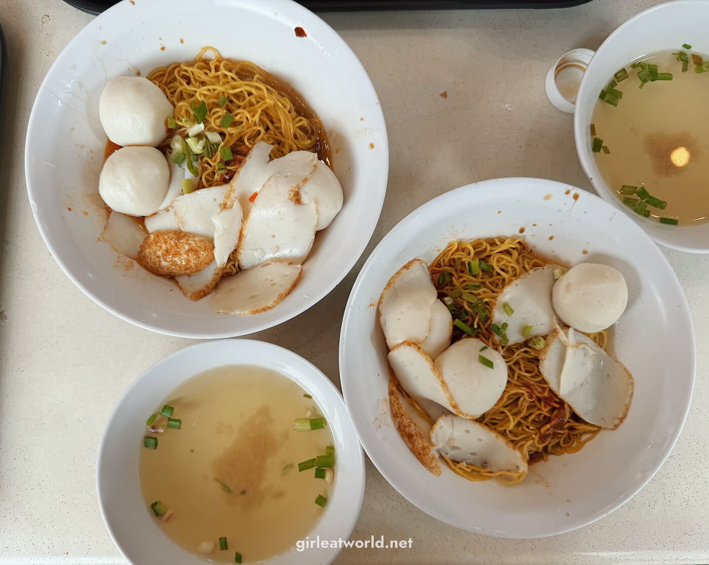 Fish Ball Noodles in Singapore