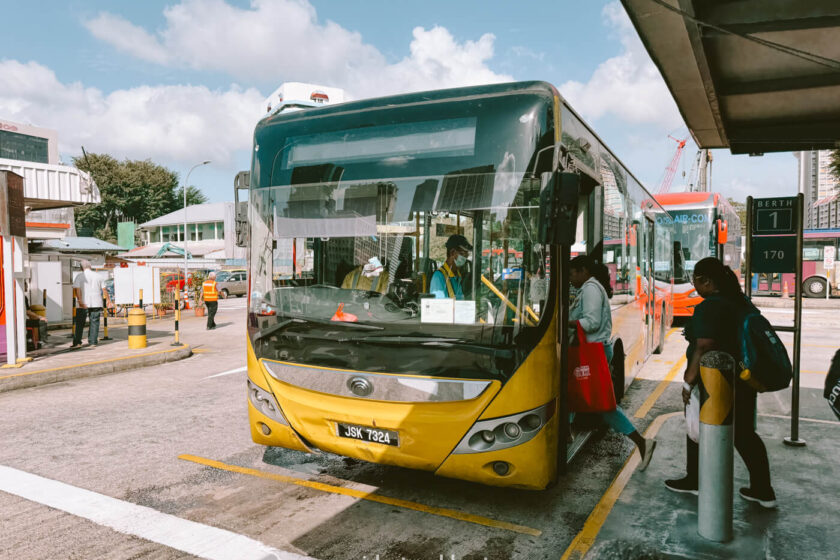 Causeway Link Bus at Queen Street Terminal