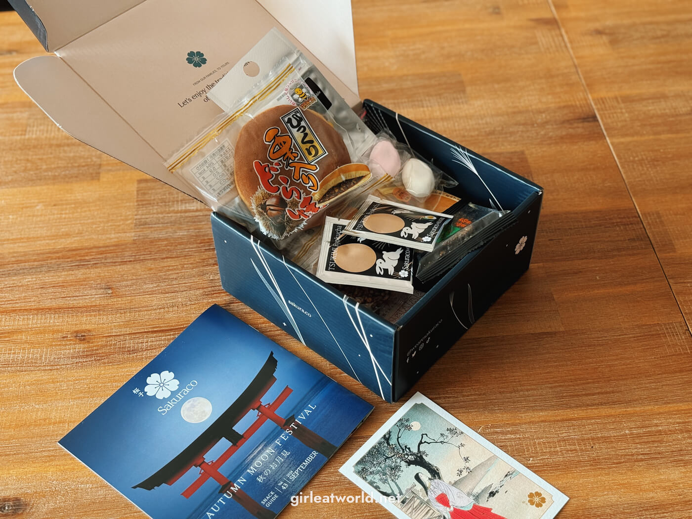 Inside the Sakuraco Box