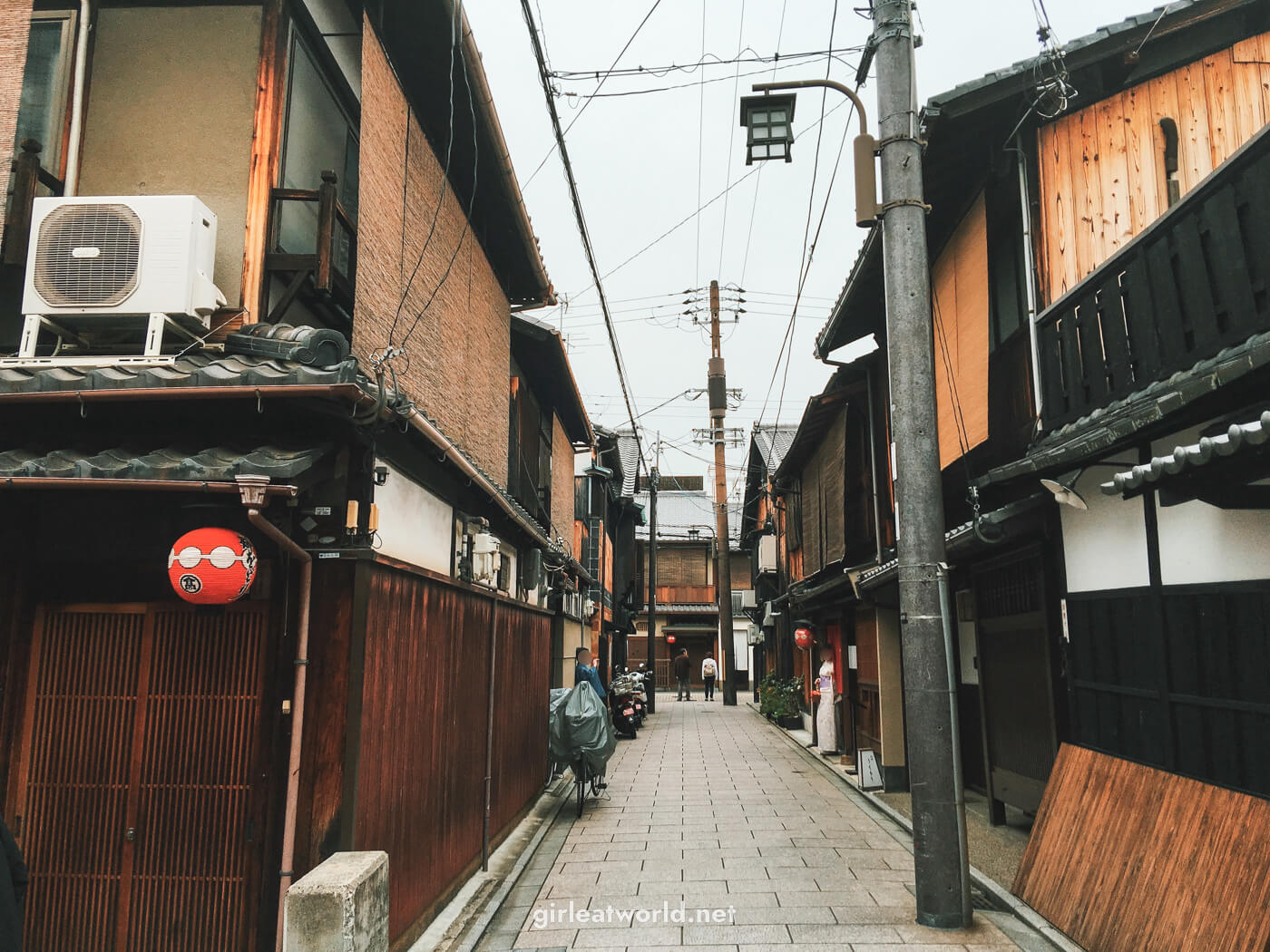 One of the alleys in Gion, Kyoto