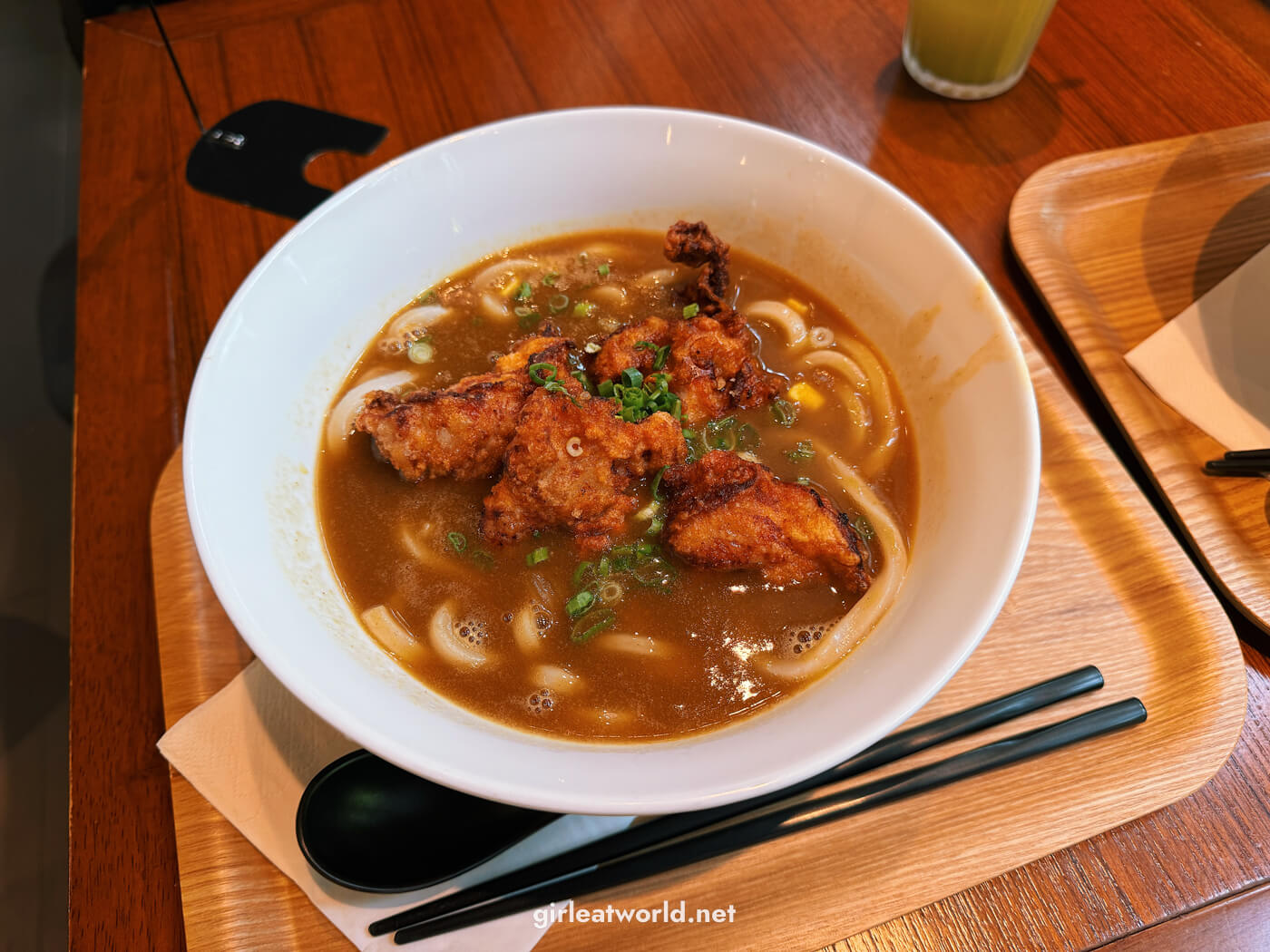 Curry Chicken Karaage Udon @ Nana's Green Tea Guoco Tower