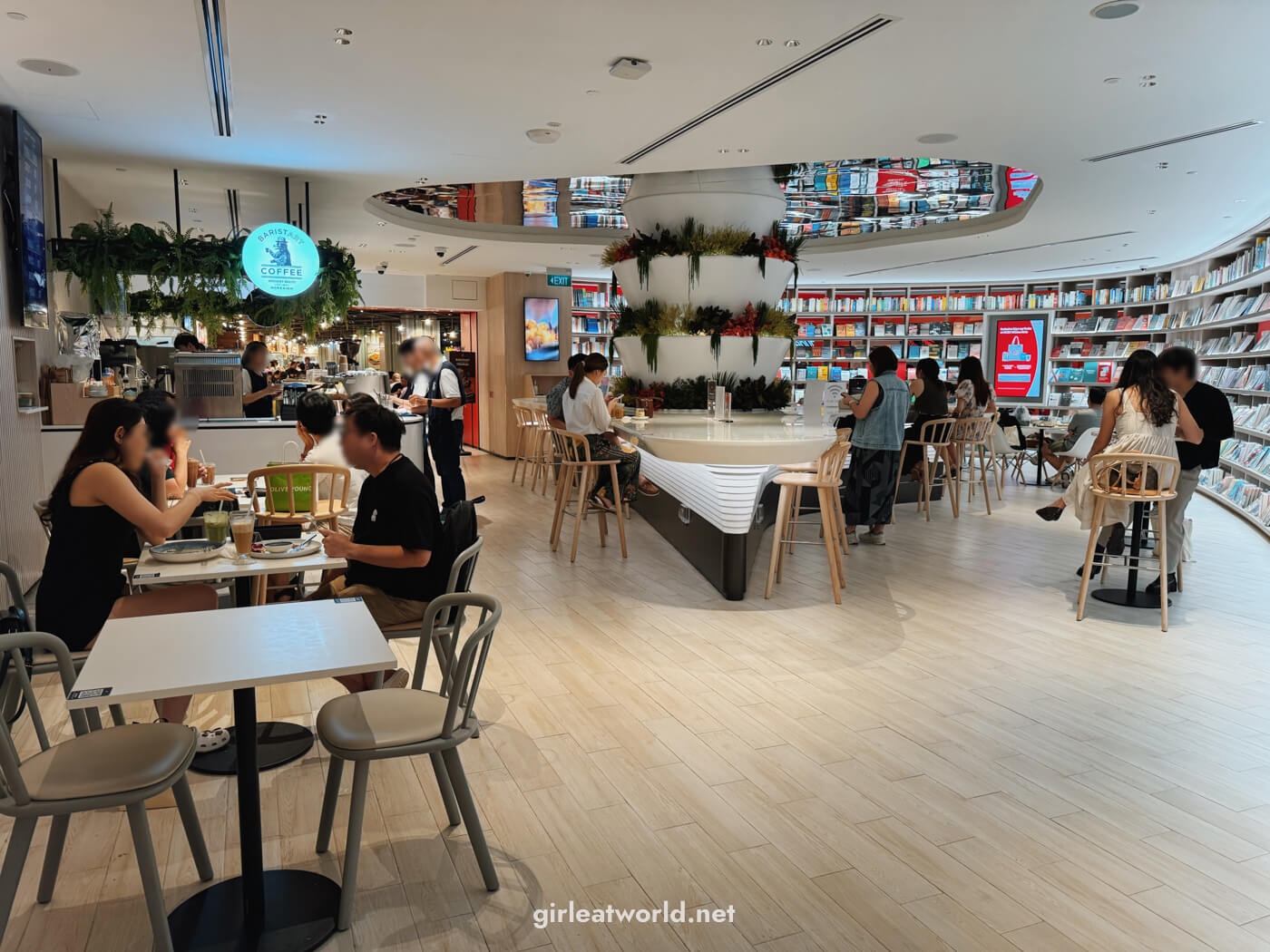 Interior of Baristart Coffee at Wisma Atria
