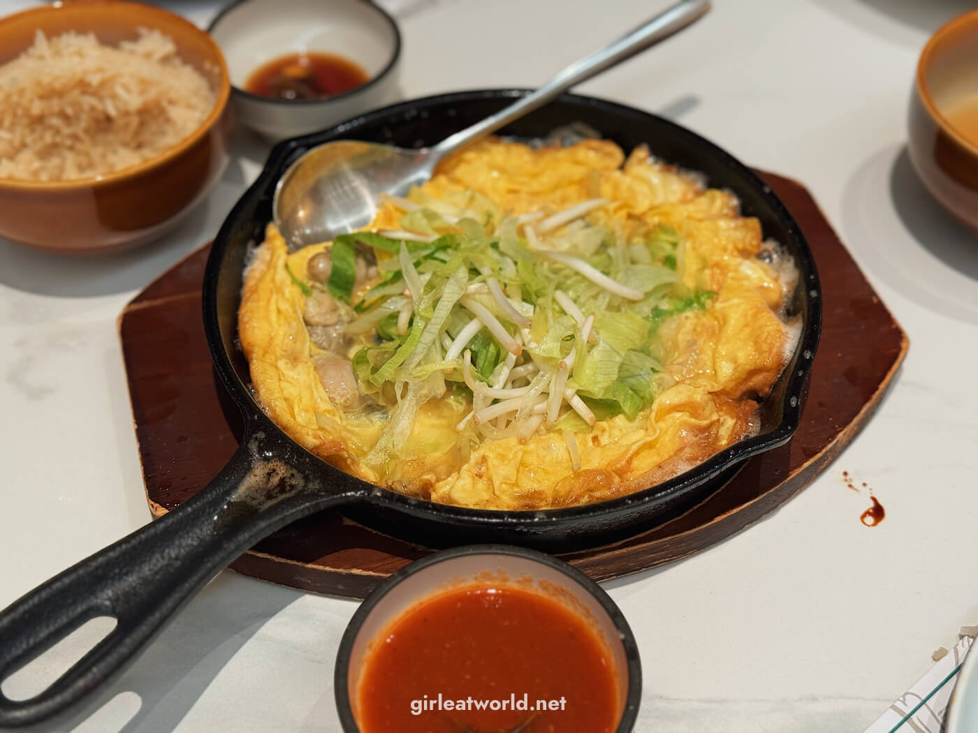 Oyster Omelette at Chatterbox